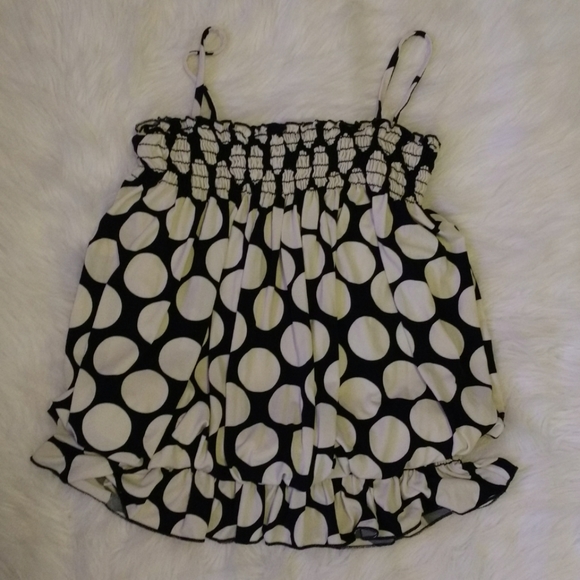 B&W Silky Babydoll Fit & Flare Sans Souci Top - Picture 5 of 14